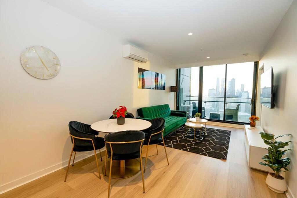 Luxe Haven - 42Nd Floor Panoramic City Views Melbourne Bagian luar foto